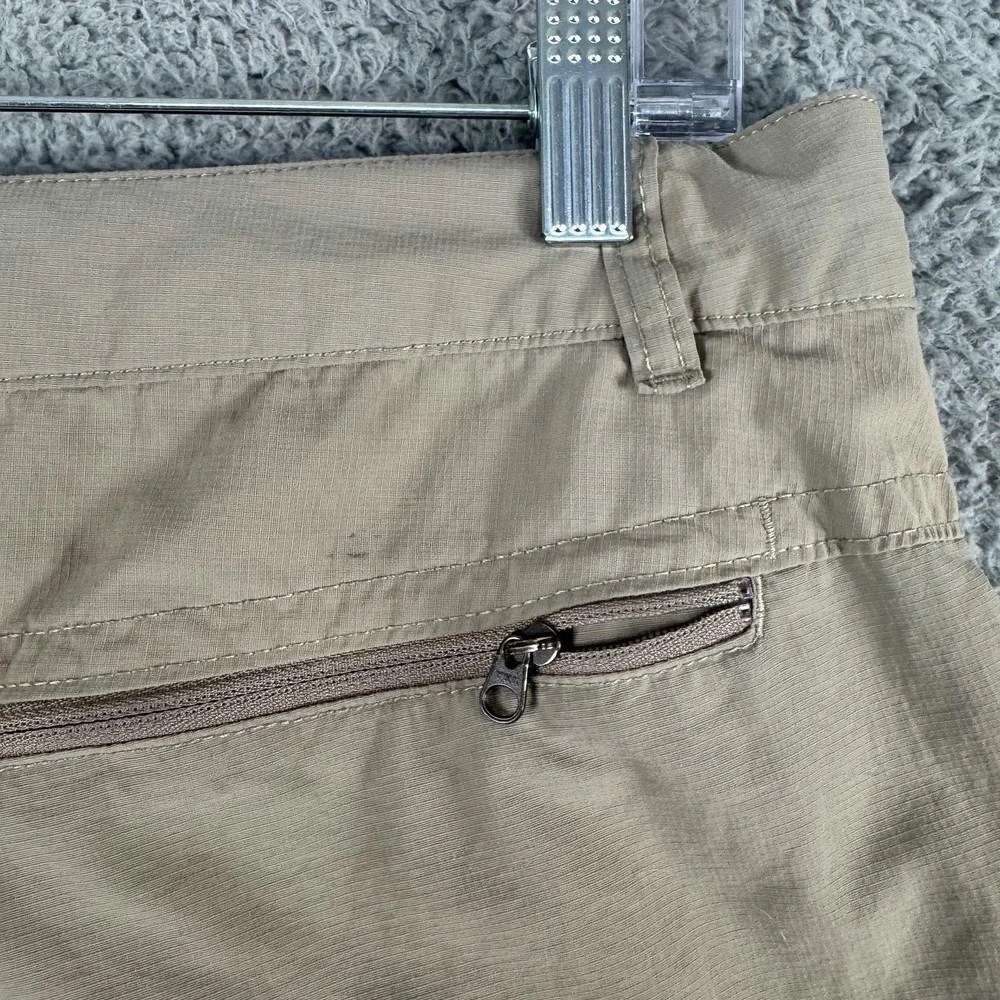North Face Shorts Mens Large Nylon Hiking Outdoor Zip Cargo‎ Pockets Lightweight